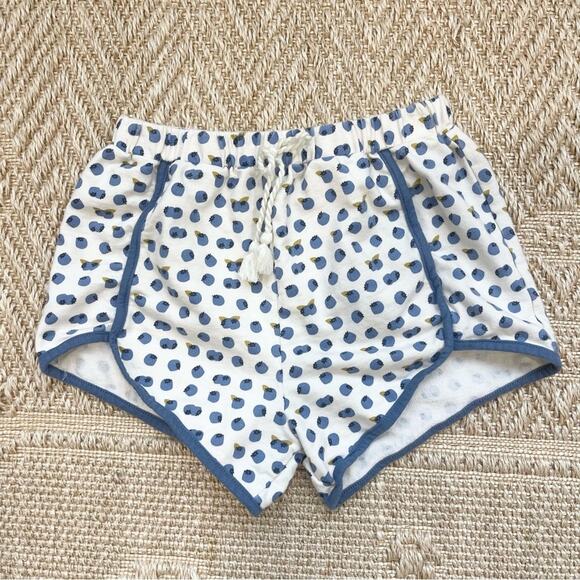 Pink Chicken Millie Shorts Organic Cotton Girls size 10Y Cream & Blubbery Print - Picture 1 of 4